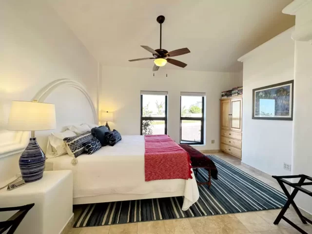 casita-2-bedroom-lejos-de-todo-near-todos-santos Casita 2 bedroom with king-size bed and colorful bedding at Lejos de Todo near Todos Santos