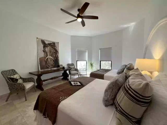 casita-4-bedroom-two-queen-beds-and-decorative-furnishings-at-lejos-de-todo Casita 4 bedroom with two queen beds and decorative furnishings at Lejos de Todo